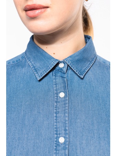 Camisa em denim - K509