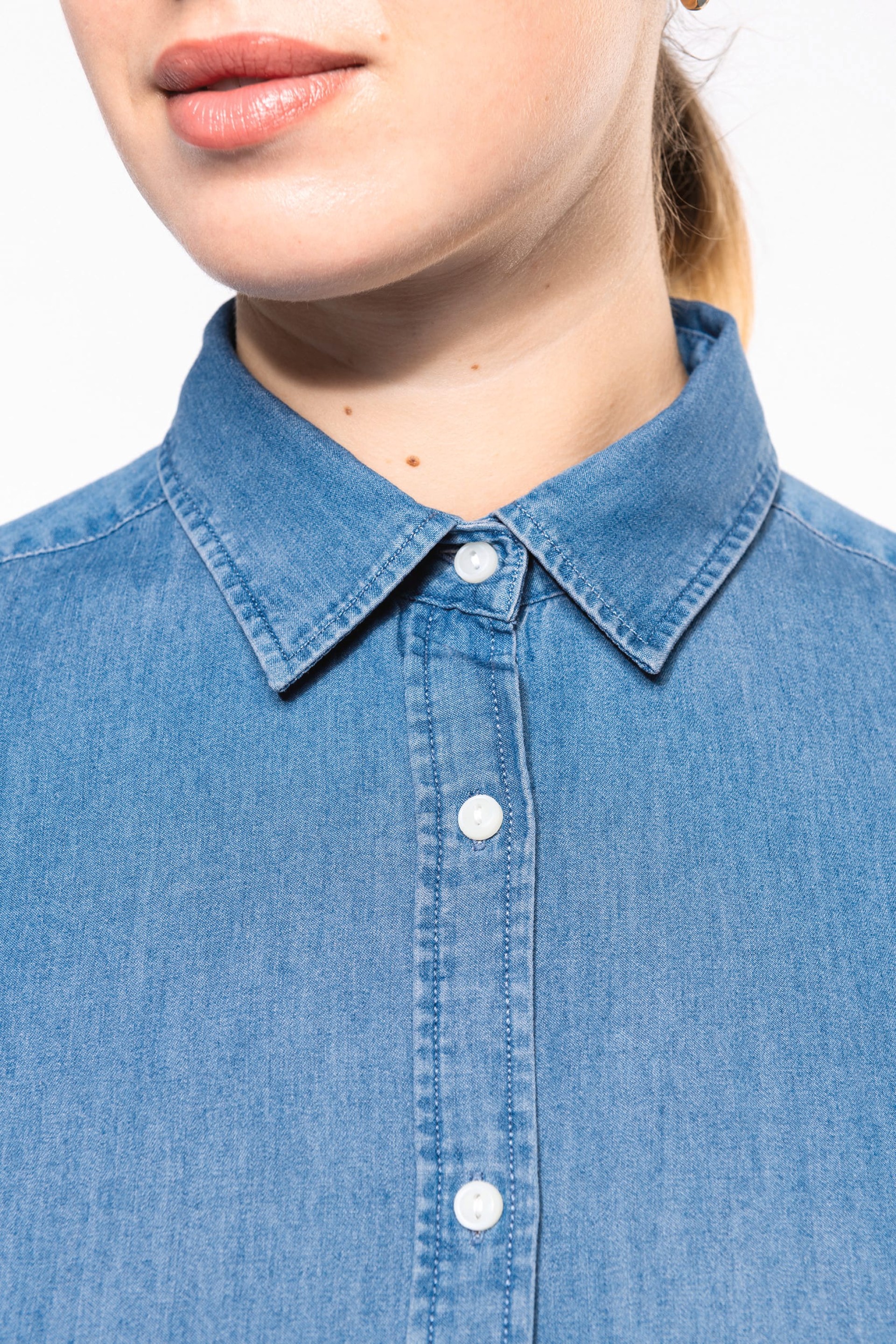 Camisa em denim - K509