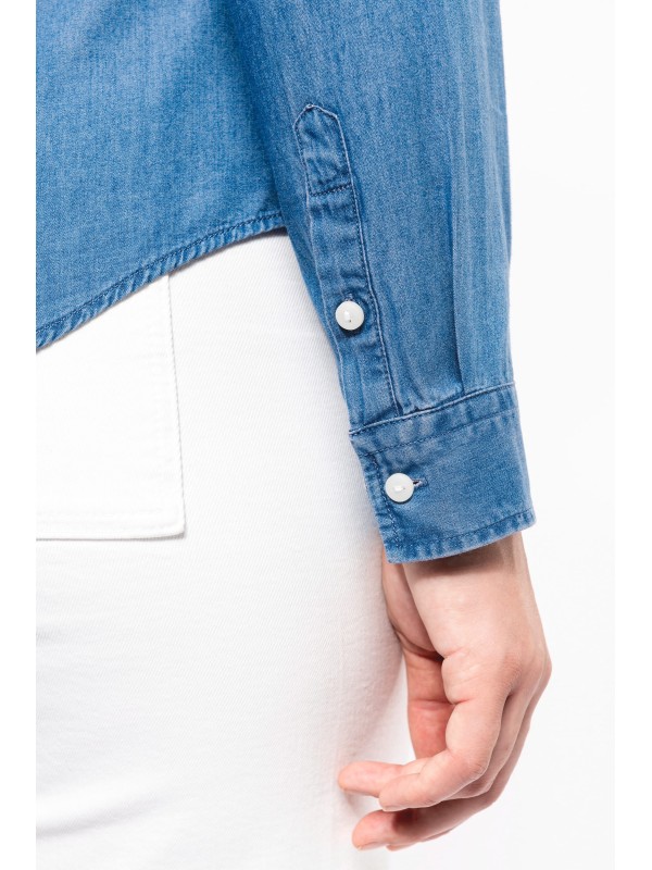 Camisa em denim - K509