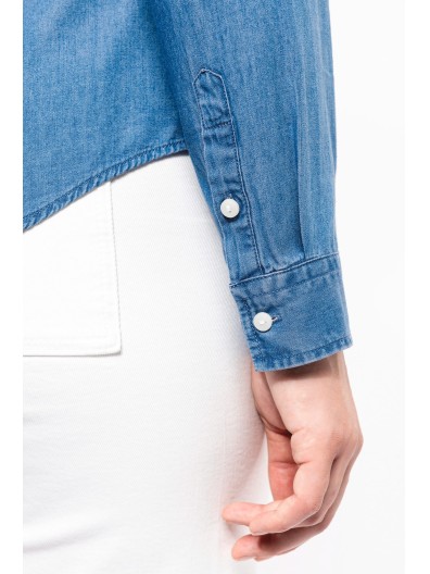 Camisa em denim - K509
