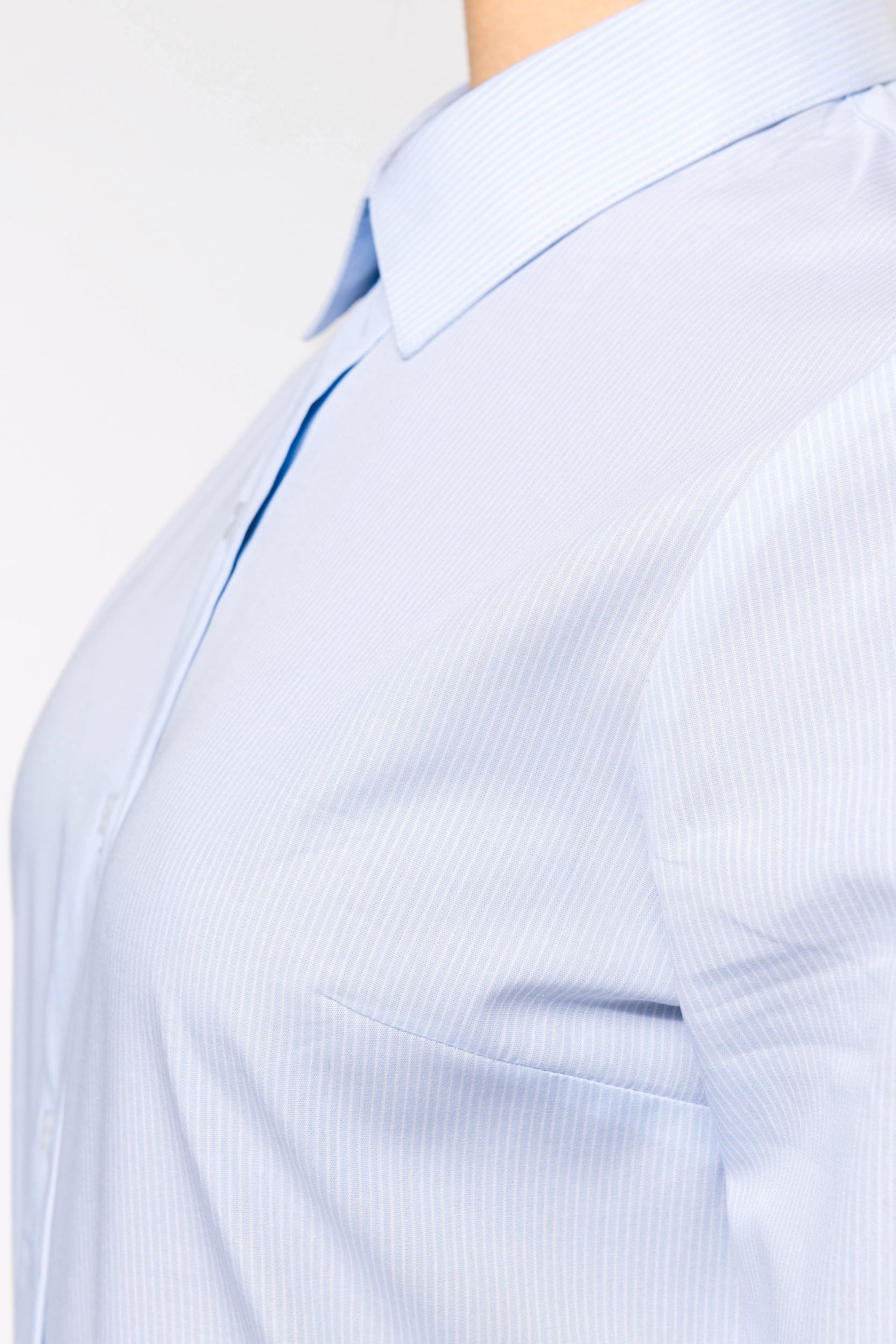 Camisa em popeline de manga comprida - K510C