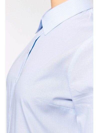 Camisa em popeline de manga comprida - K510C