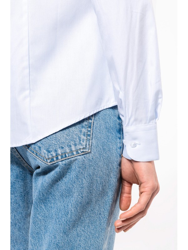 Camisa em popeline de manga comprida - K510C