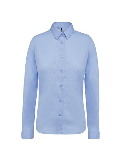 Camisa em popeline de manga comprida - K510C