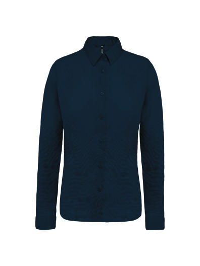 Camisa em popeline de manga comprida - K510C