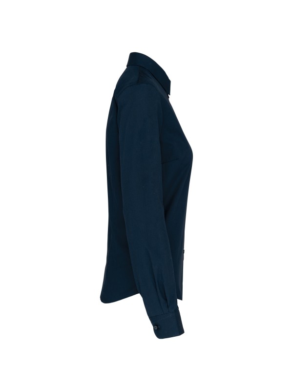 Camisa em popeline de manga comprida - K510C