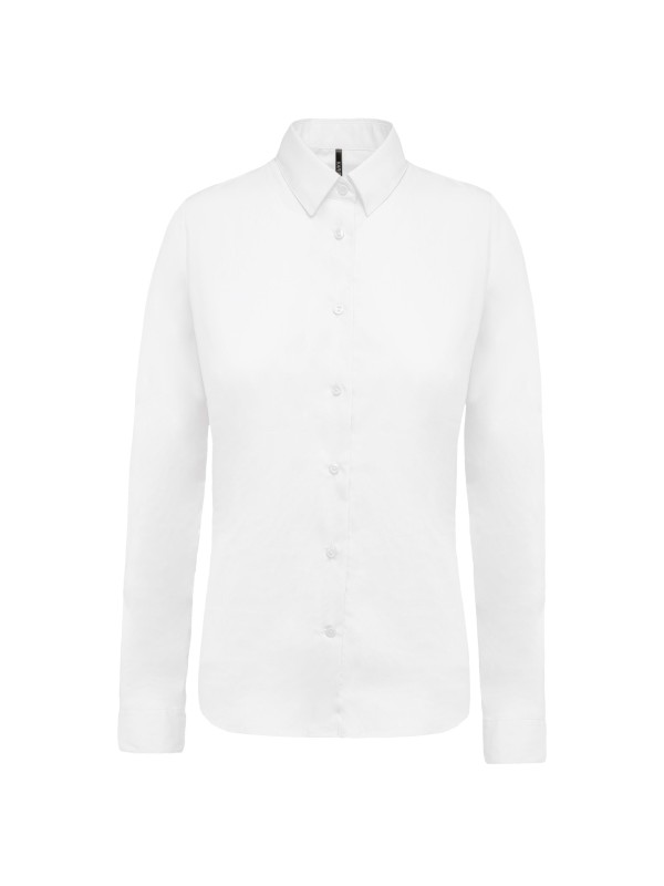 Camisa em popeline de manga comprida - K510