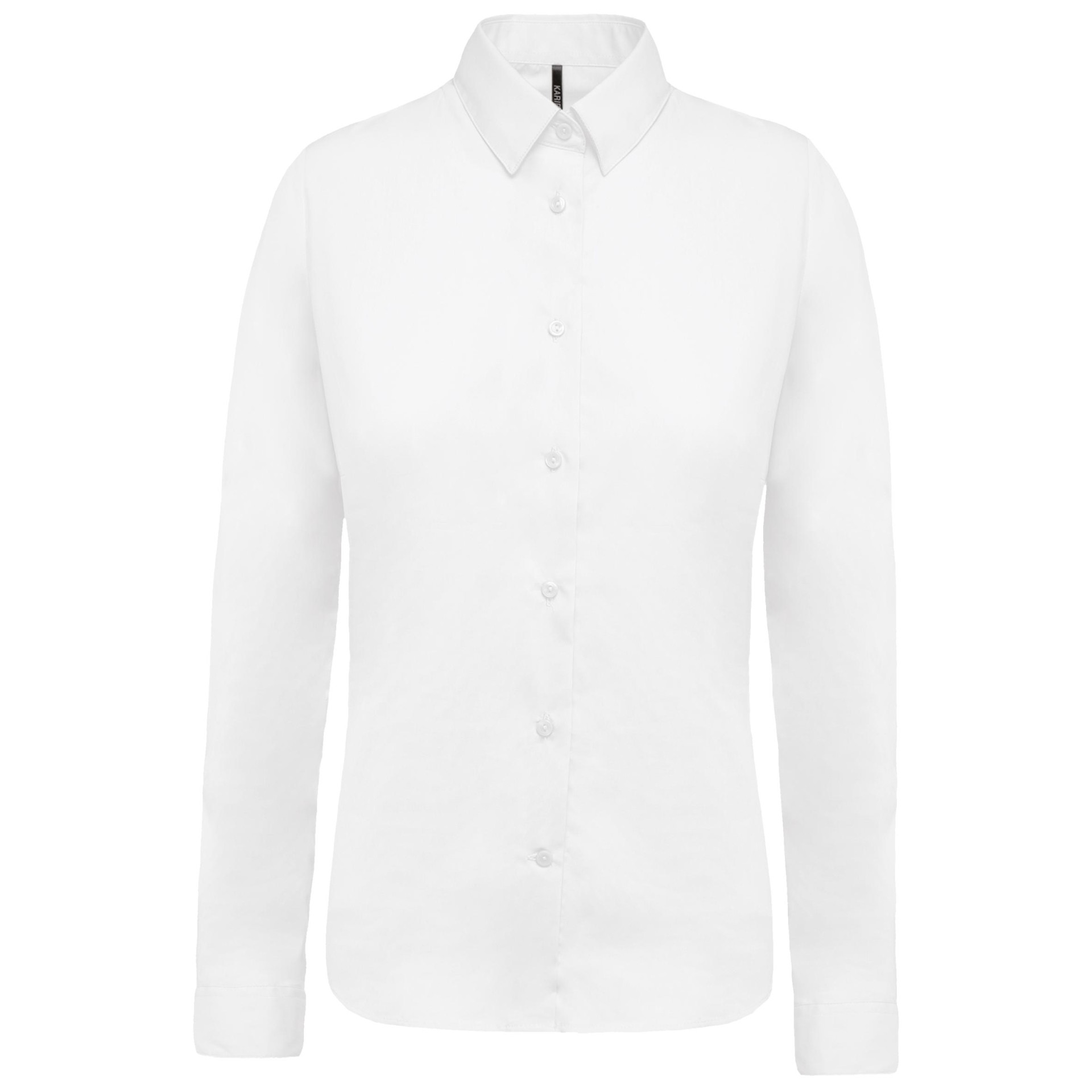 Camisa em popeline de manga comprida - K510