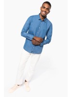 Camisa em denim - K512