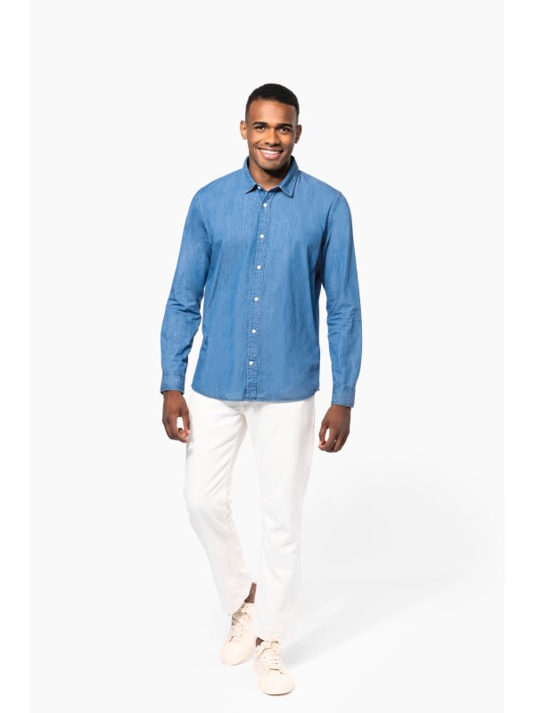 Camisa em denim - K512