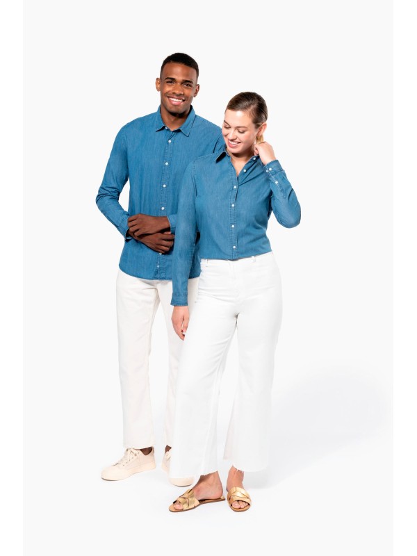 Camisa em denim - K512