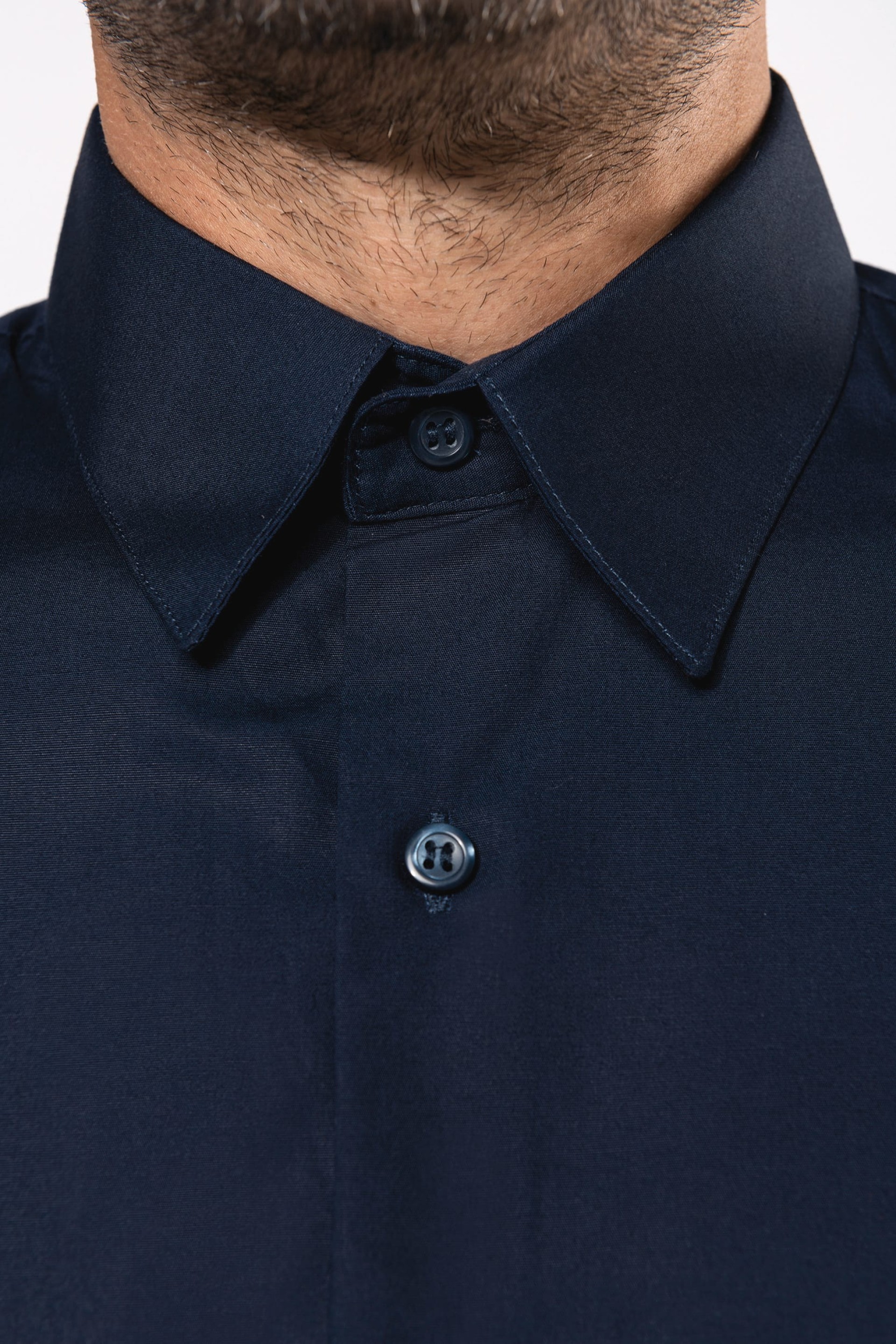 Camisa em popeline de manga comprida - K513C