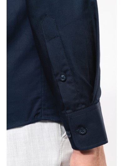 Camisa em popeline de manga comprida - K513C