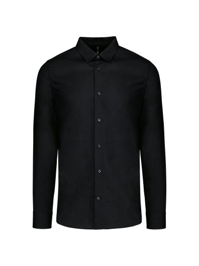 Camisa em popeline de manga comprida - K513C