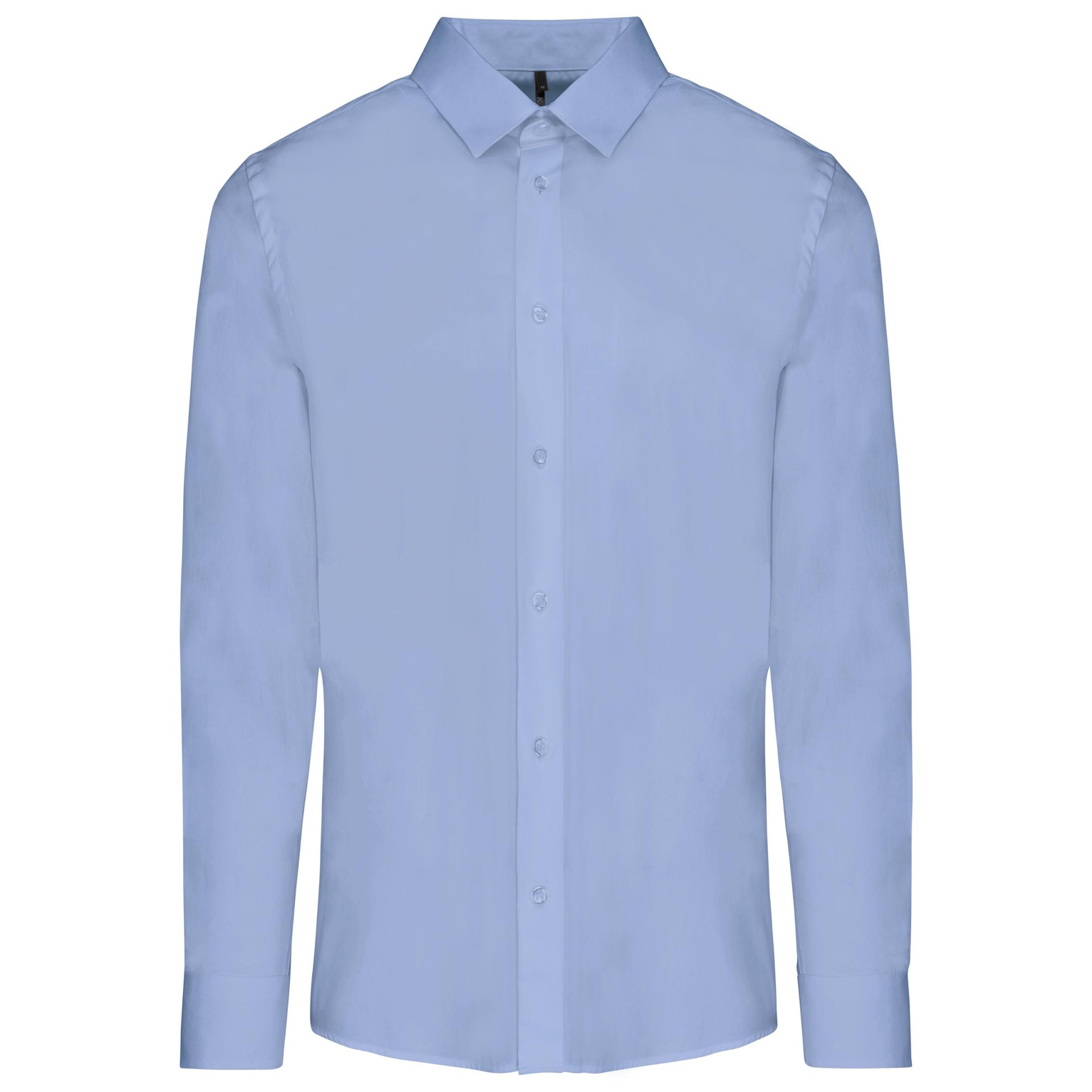 Camisa em popeline de manga comprida - K513C