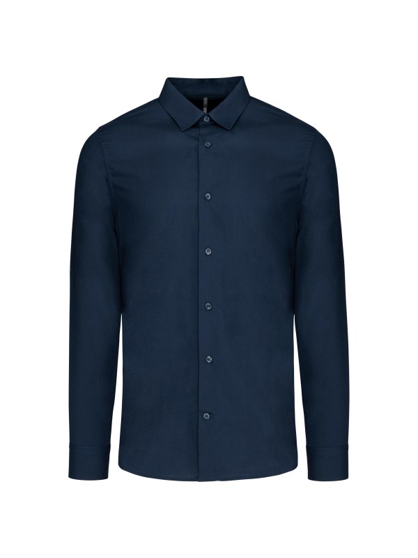 Camisa em popeline de manga comprida - K513C