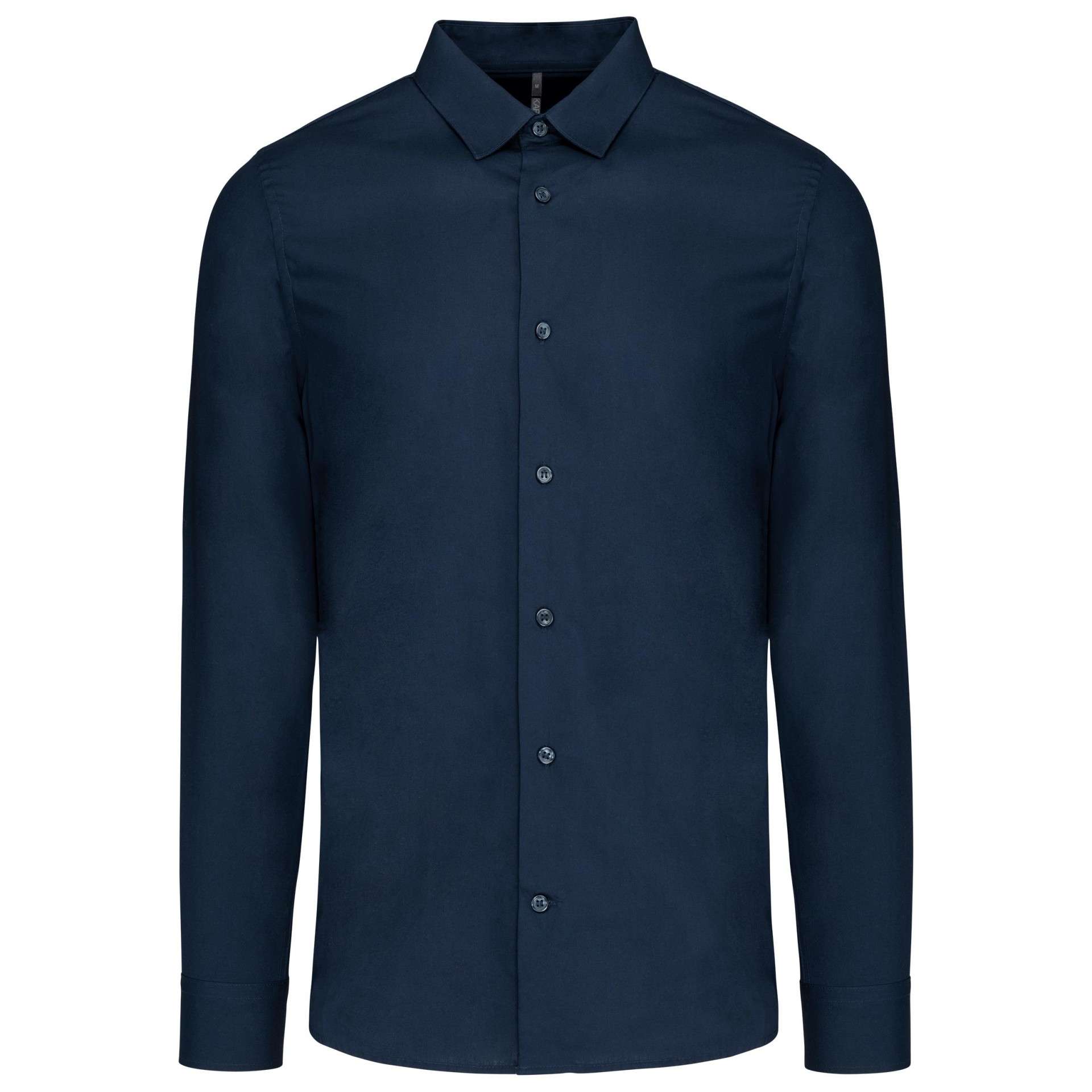 Camisa em popeline de manga comprida - K513C