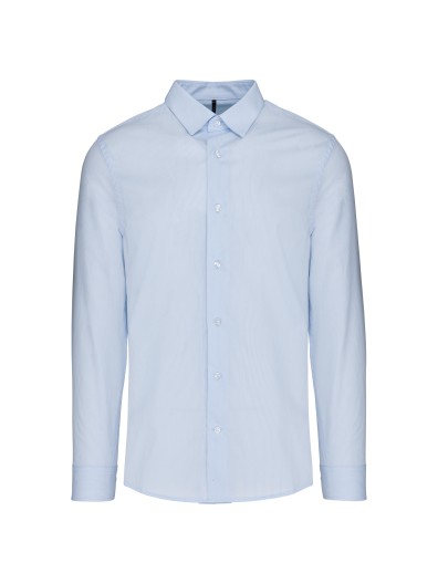 Camisa em popeline de manga comprida - K513C Camisa em popeline de manga comprida - K513C