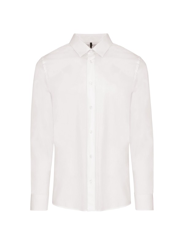 Camisa em popeline de manga comprida - K513
