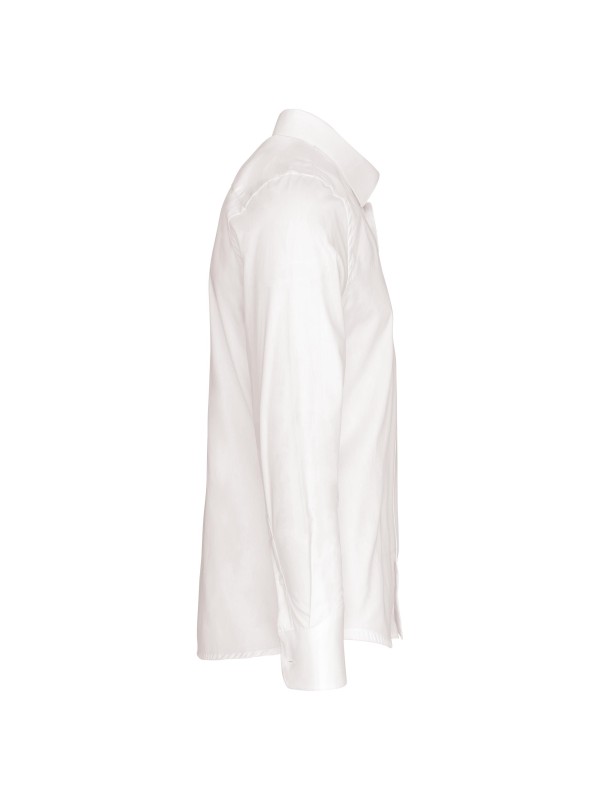 Camisa em popeline de manga comprida - K513