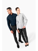Camisa com gola  padre manga comprida - K514C