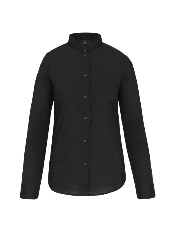 Camisa com gola  padre manga comprida - K514C