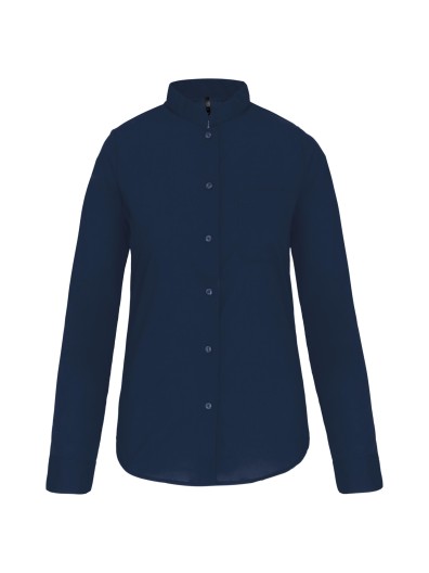 Camisa com gola  padre manga comprida - K514C