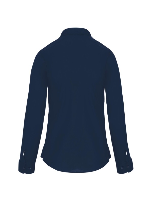 Camisa com gola � padre manga comprida - K514C