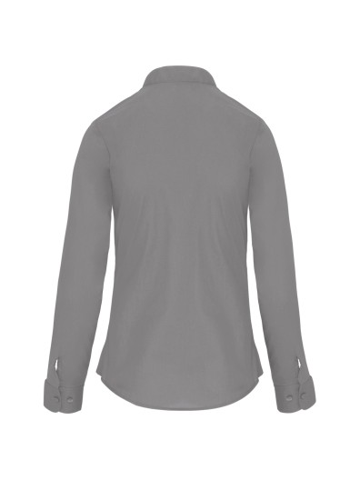 Camisa com gola à padre manga comprida - K514C Camisa com gola à padre manga comprida - K514C