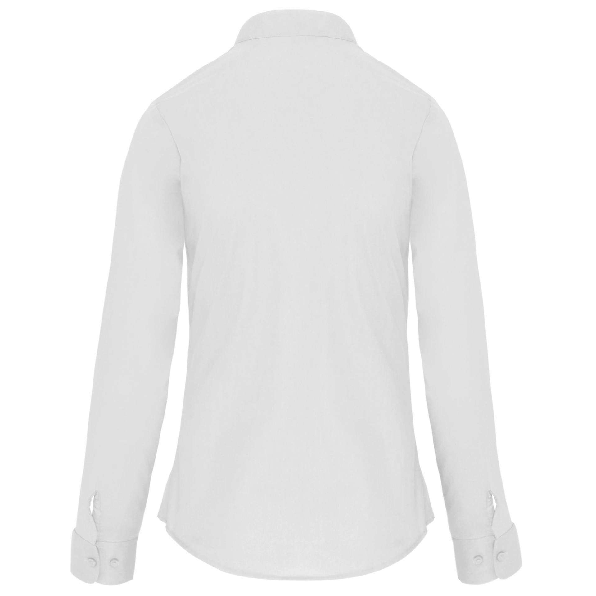 Camisa com gola à padre manga comprida - K514