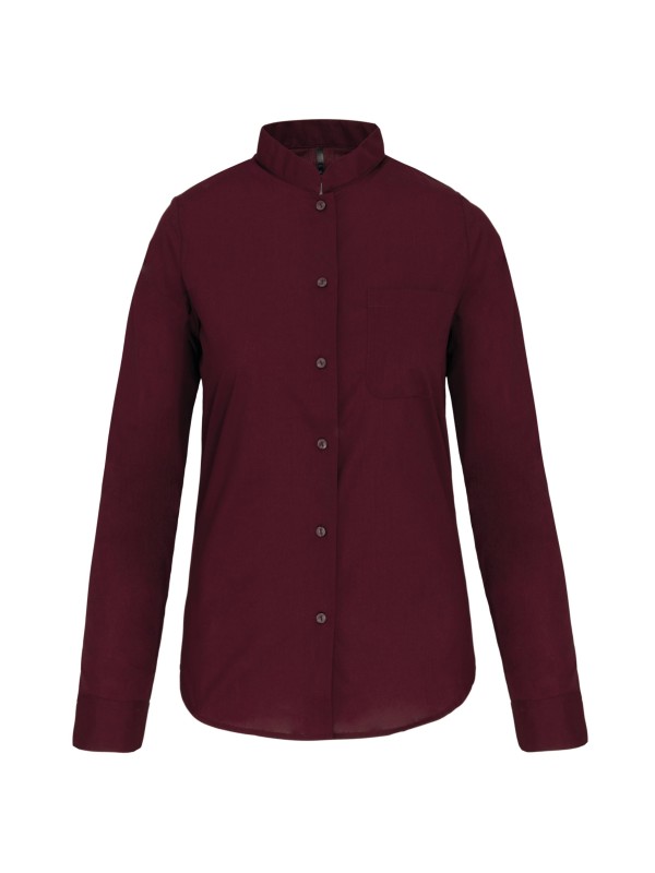 Camisa com gola  padre manga comprida - K514C