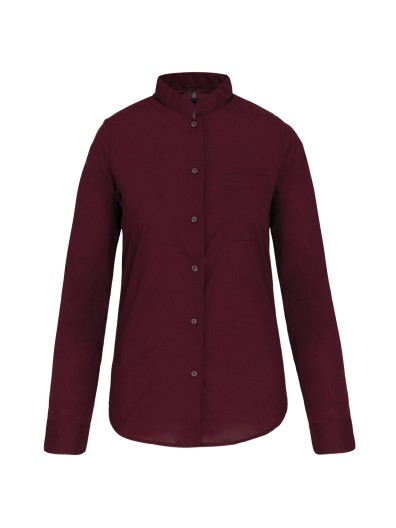 Camisa com gola  padre manga comprida - K514C