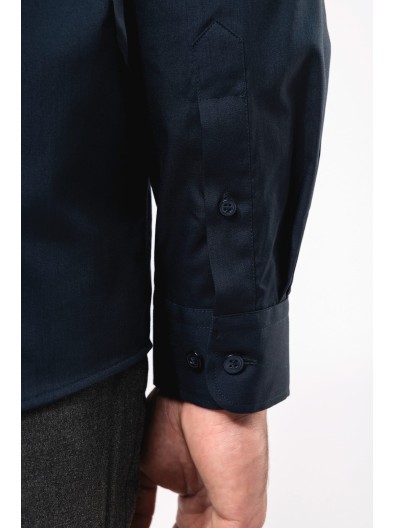 Camisa com gola � padre de manga comprida - K515C