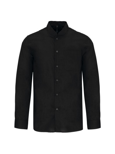 Camisa com gola  padre de manga comprida - K515C