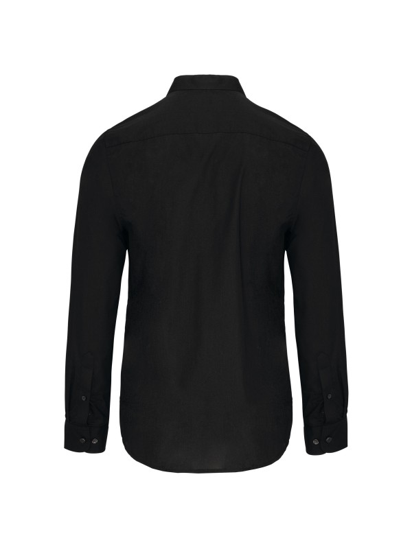 Camisa com gola � padre de manga comprida - K515C