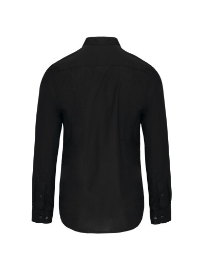 Camisa com gola � padre de manga comprida - K515C