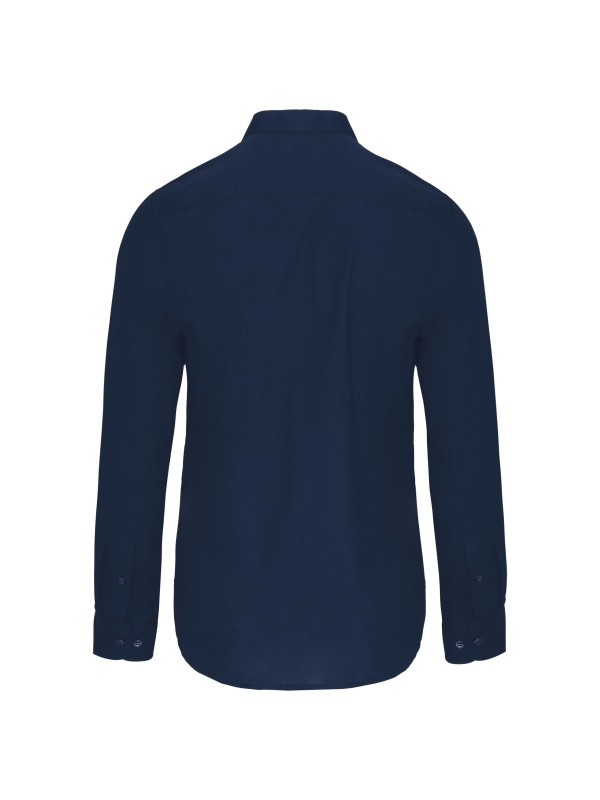 Camisa com gola � padre de manga comprida - K515C