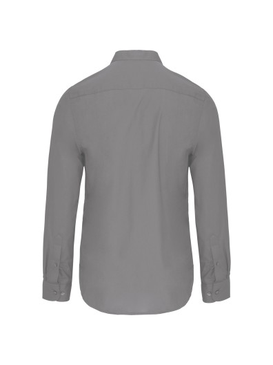 Camisa com gola � padre de manga comprida - K515C