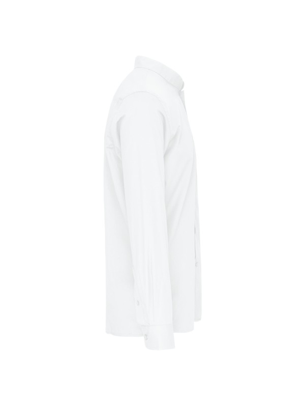 Camisa com gola � padre de manga comprida - K515