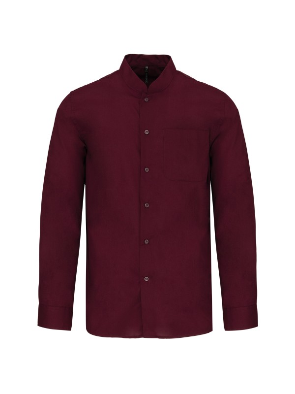 Camisa com gola  padre de manga comprida - K515C