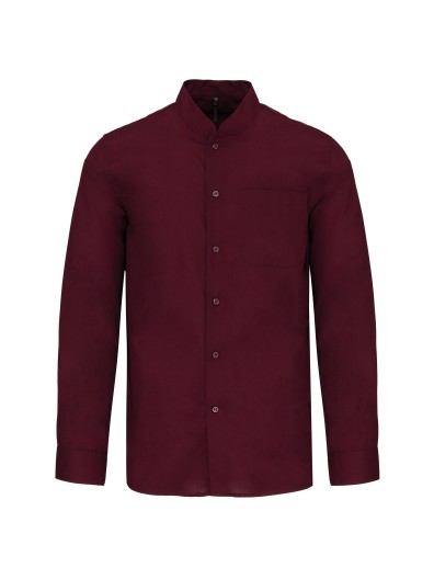 Camisa com gola  padre de manga comprida - K515C