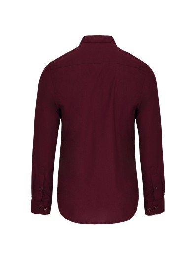 Camisa com gola � padre de manga comprida - K515C