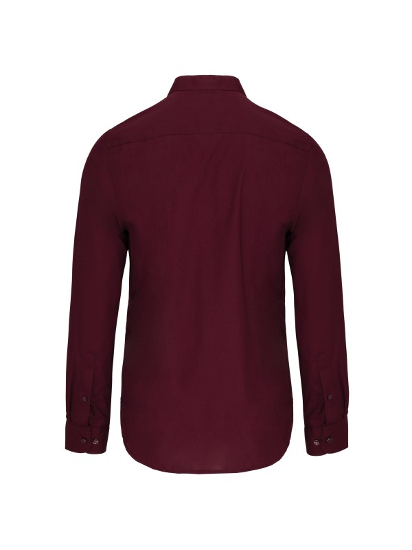 Camisa com gola � padre de manga comprida - K515C