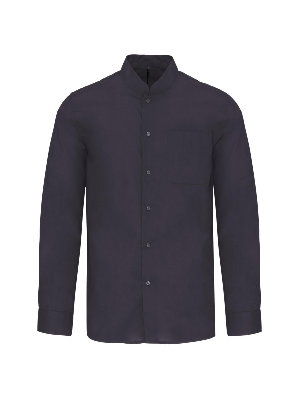 Camisa com gola  padre de manga comprida - K515C