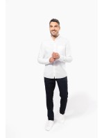 Camisa em Oxford de manga comprida - K516
