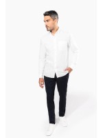 Camisa em Oxford de manga comprida - K516