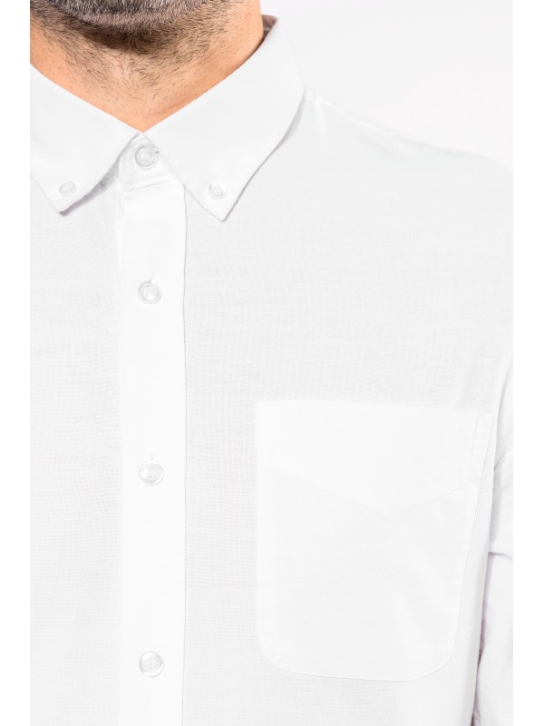 Camisa em Oxford de manga comprida - K516