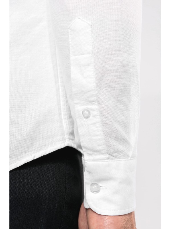 Camisa em Oxford de manga comprida - K516