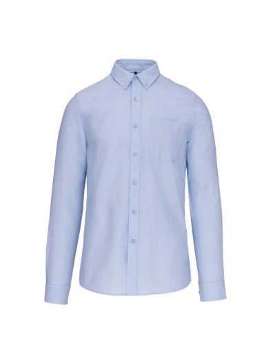 Camisa em Oxford de manga comprida - K516