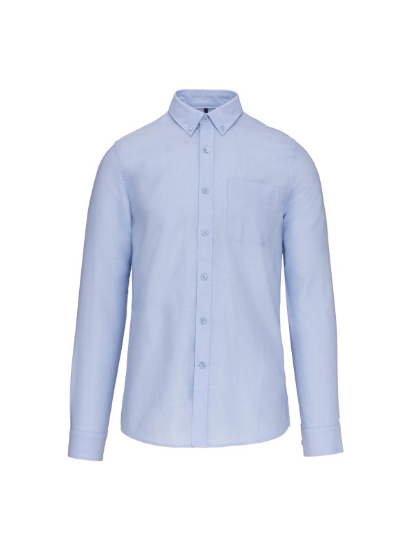 Camisa em Oxford de manga comprida - K516